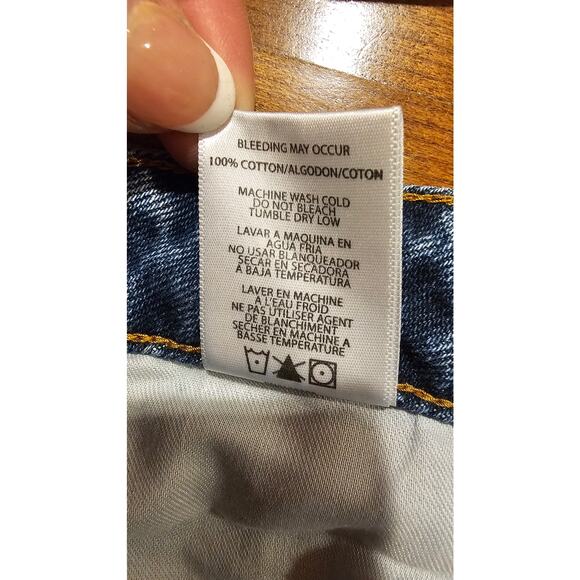 Hidden Jeans High Waist Crop Distressed Ankle Sz 28 Style HD 1150M-M - Picture 10 of 10